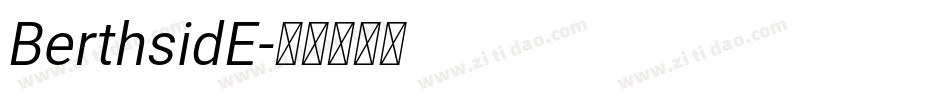 BerthsidE字体转换