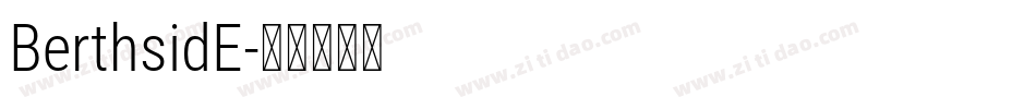 BerthsidE字体转换