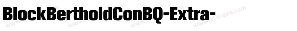 BlockBertholdConBQ-Extra字体转换