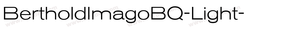 BertholdImagoBQ-Light字体转换