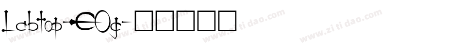 Labtop-EOg字体转换