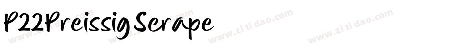 P22Preissig-Scrape字体转换