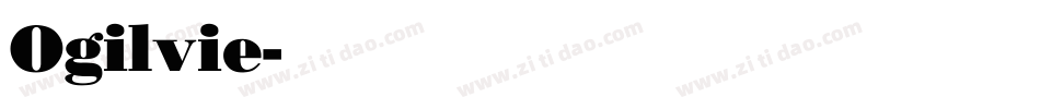Ogilvie字体转换