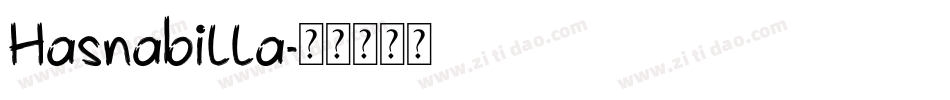 Hasnabilla字体转换