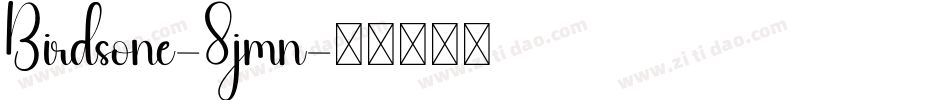 Birdsone-8jmn字体转换