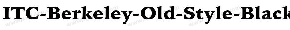 ITC-Berkeley-Old-Style-Black字体转换