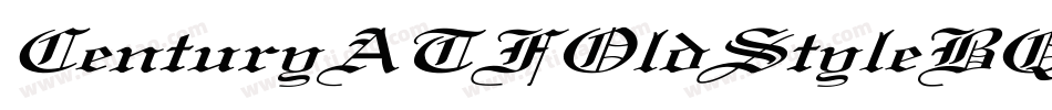 CenturyATFOldStyleBQ-Italic字体转换