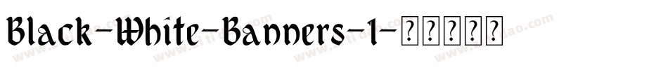 Black-White-Banners-1字体转换