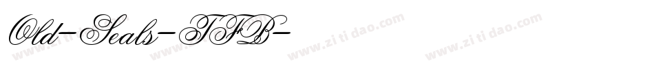 Old-Seals-TFB字体转换