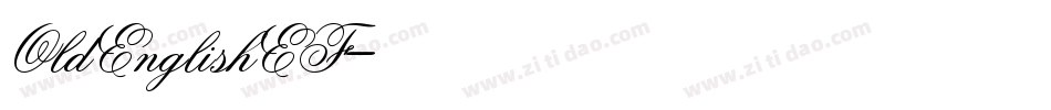 OldEnglishEF字体转换