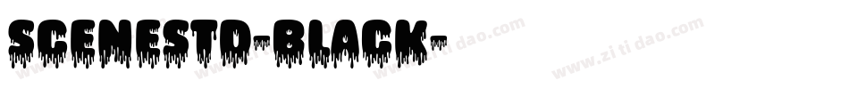 SceneStd-Black字体转换