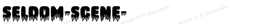 Seldom-Scene字体转换