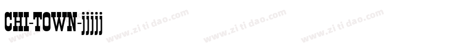 CHI-TOWN字体转换