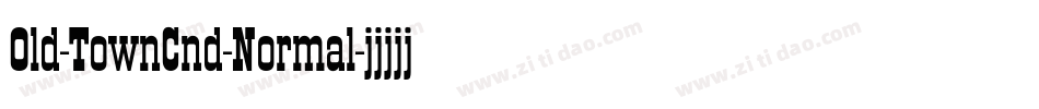 Old-TownCnd-Normal字体转换