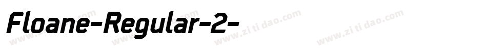 Floane-Regular-2字体转换