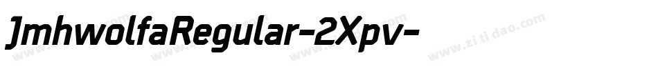 JmhwolfaRegular-2Xpv字体转换