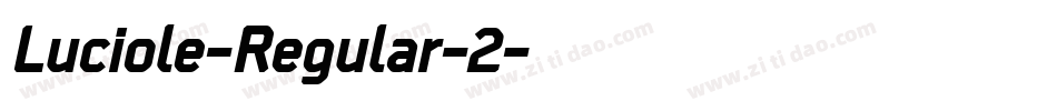 Luciole-Regular-2字体转换