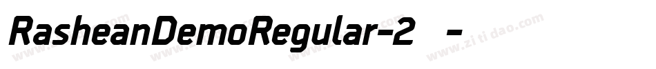 RasheanDemoRegular-2转换器字体转换
