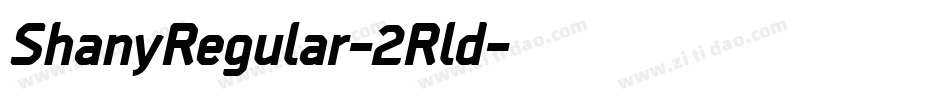 ShanyRegular-2Rld字体转换