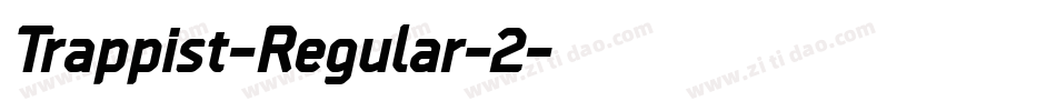 Trappist-Regular-2字体转换