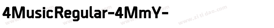 4MusicRegular-4MmY字体转换