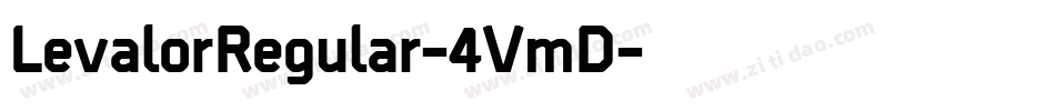 LevalorRegular-4VmD字体转换 LevalorRegular-4VmD字体转换