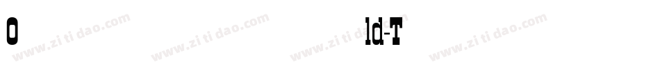 Old-TownCnd-Normal字体转换