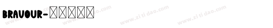 Bravour字体转换