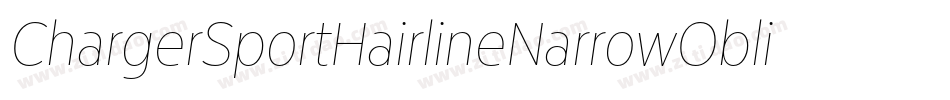 ChargerSportHairlineNarrowOblique-8Yj2字体转换
