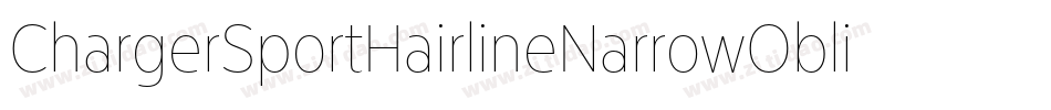 ChargerSportHairlineNarrowOblique-8Yj2字体转换