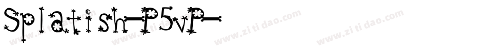 Splatish-P5vP字体转换