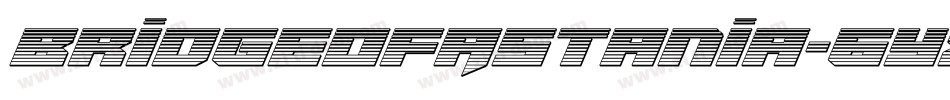 BridgeOfAstania-6Yxdx字体转换