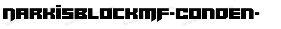 NarkisBlockMF-Conden字体转换