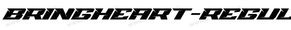 BringHeart-Regular-3字体转换