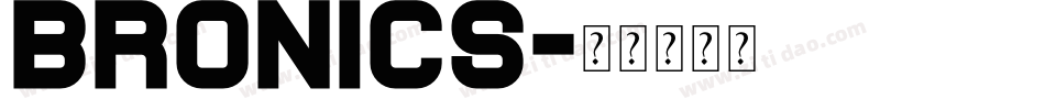 bronics字体转换