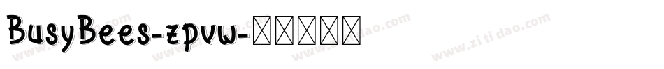 BusyBees-zpvw字体转换