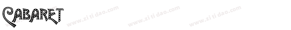 Cabaret字体转换