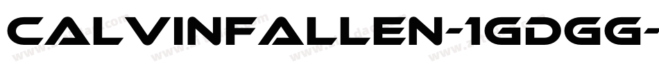 CalvinFallen-1GDgg字体转换
