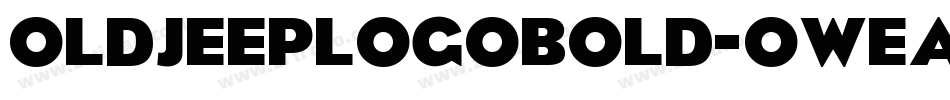 OldJeepLogoBold-OweA字体转换
