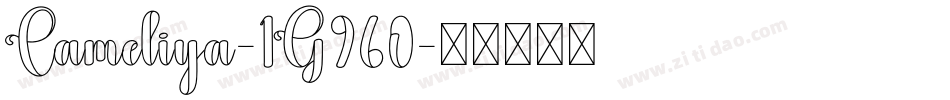 Cameliya-1G960字体转换
