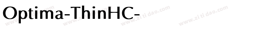 Optima-ThinHC字体转换