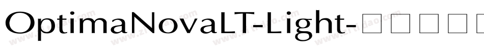 OptimaNovaLT-Light字体转换