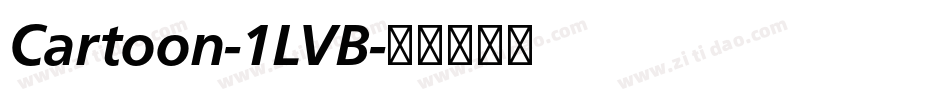 Cartoon-1LVB字体转换
