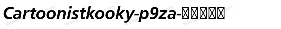 Cartoonistkooky-p9za字体转换