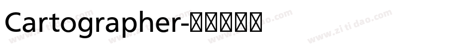 Cartographer字体转换 Cartographer字体转换