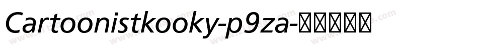 Cartoonistkooky-p9za字体转换