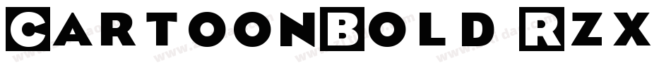 CartoonBold-Rzx6字体转换