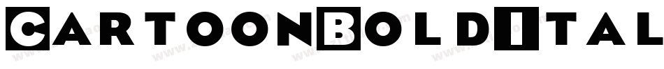 CartoonBoldItalic-ByV8字体转换