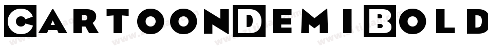 CartoonDemiBold字体转换