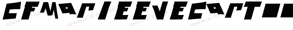 CfMarieEveCartoonsRegular-8zvD字体转换
